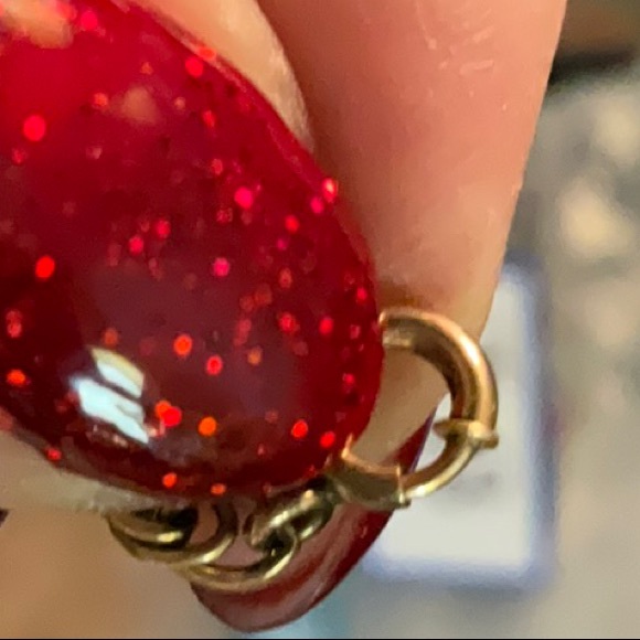 Polished Stones Rocks Gold Tone Link Chain and Chain Bracelets Lot of Three - Picture 10 of 10